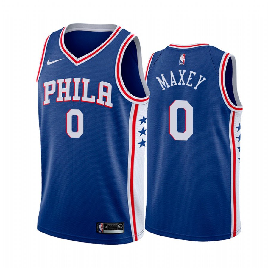 Men & Youth  tyrese maxey 76ers icon jersey blue