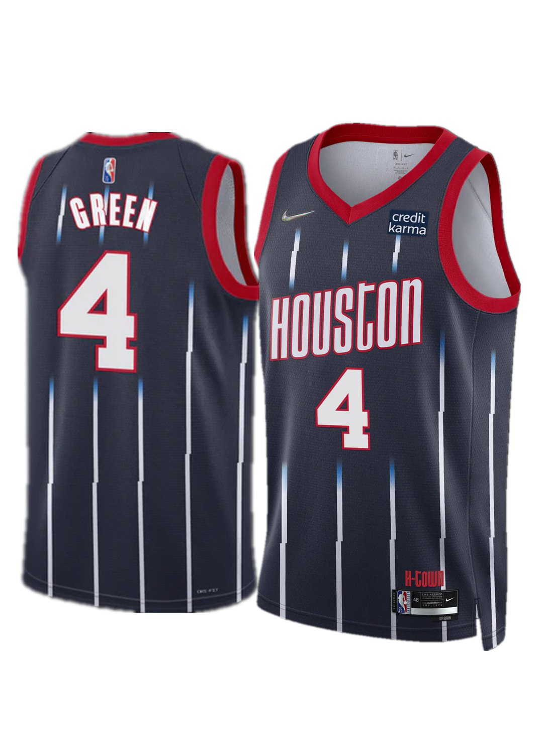 Men & Youth jalen green rockets 4 city jersey