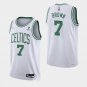 Men & Youth Celtics #7 Jaylen Brown Jersey white
