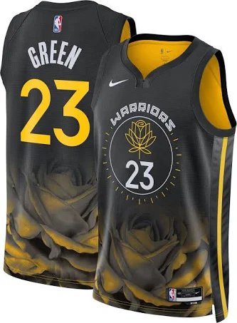 Men & Youth Warriors #23 Draymond Green  City Jersey