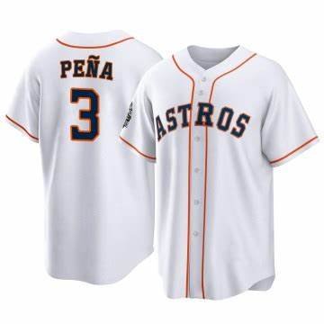 Men & Youth Astros 3 Jeremy Pena jersey white