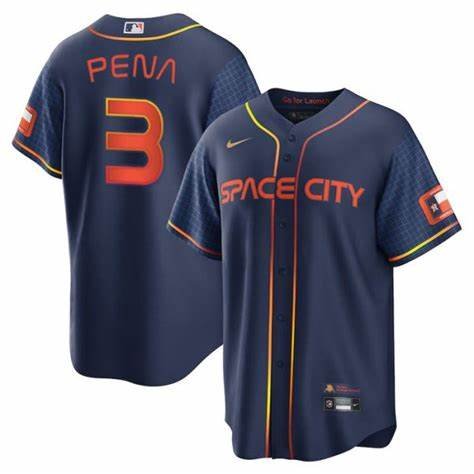 Men & Youth Astros 3 Jeremy Pena space city jersey