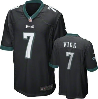 Men & Youth Michael Mike Vick eagles jersey black