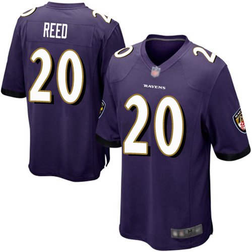 Men & Youth Ed Reed  Ravens jersey purple