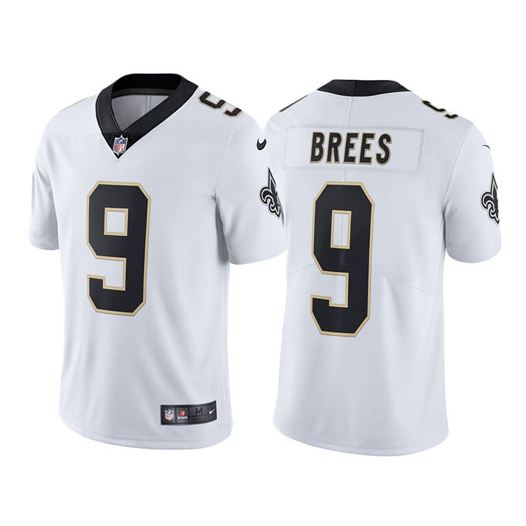 Men & Youth  Drew Brees  Saints 9 Color Rush Jersey -Limited White