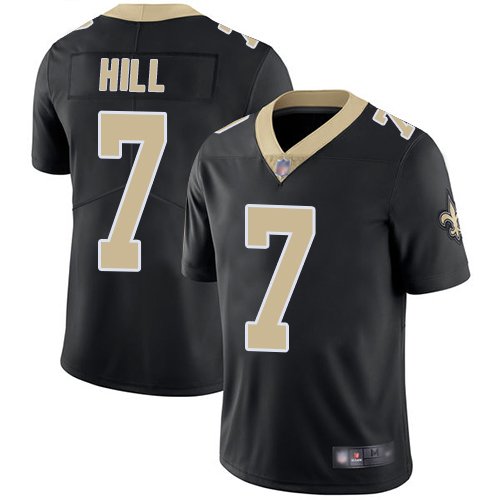 Men & Youth Taysom Hill Saints 7 color rush jersey black
