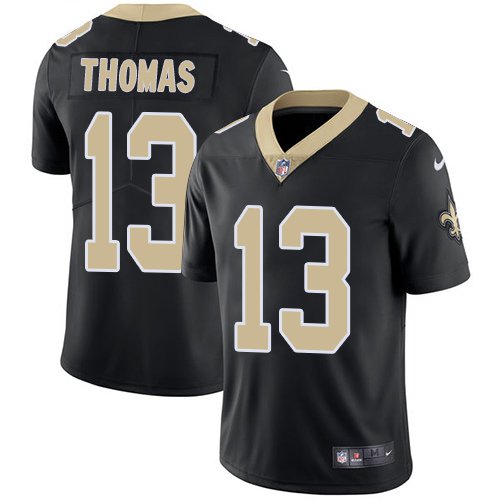 Men & Youth Michael Thomas Saints 13 color rush   limited jersey black