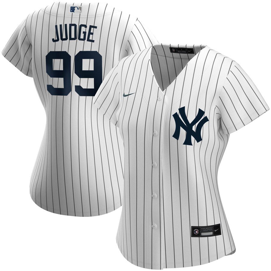 Women's Aaron Judge Yankees 99 jersey white