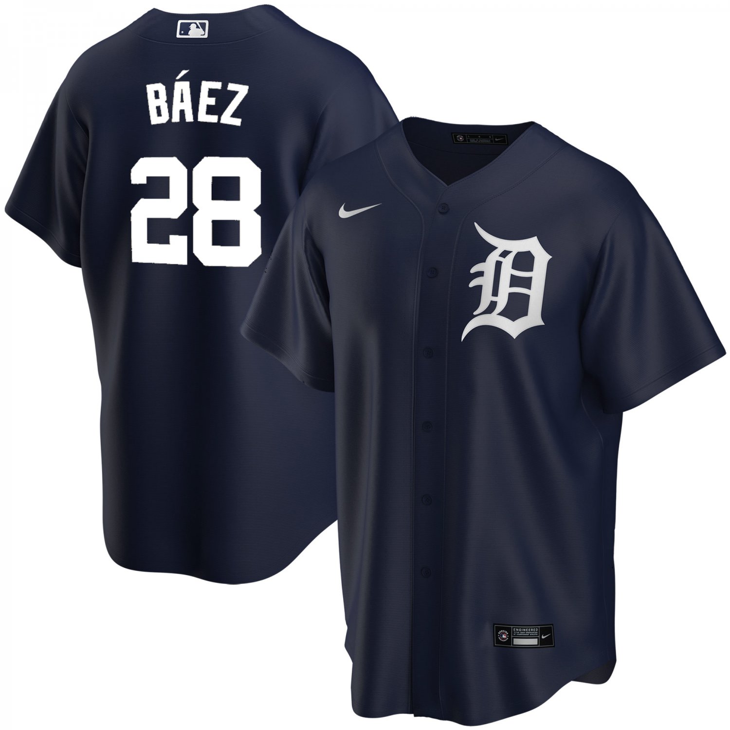 Men & Youth Javier Baez tigers 28  jersey navy blue