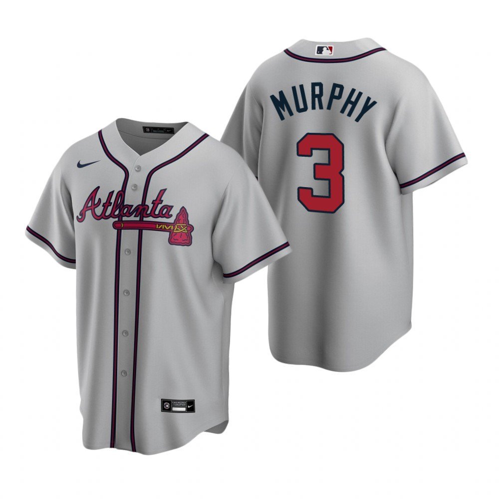 Men & Youth   Dale Murphy  Braves 3  baseball jersey gray