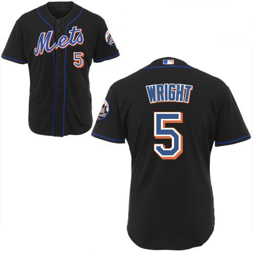 Men & Youth  David Wright Mets 5 jersey black