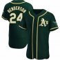 Men's Rickey Henderson Athletics a's jersey green