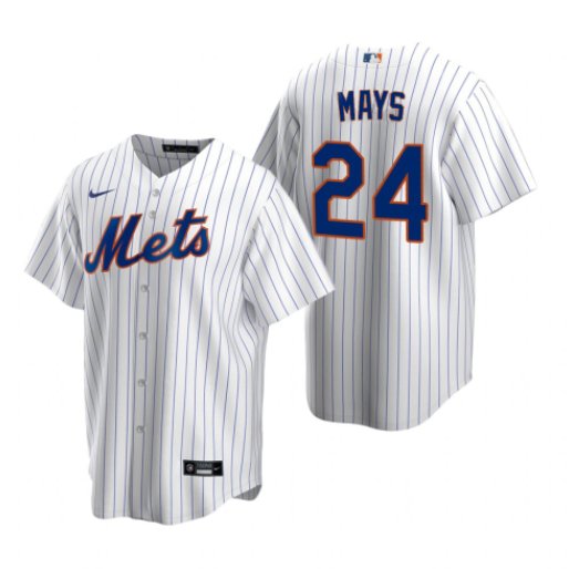 Men's Willie Mays mets 24 jersey white