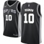 Men & Youth Dennis Rodman Spurs 10 jersey black