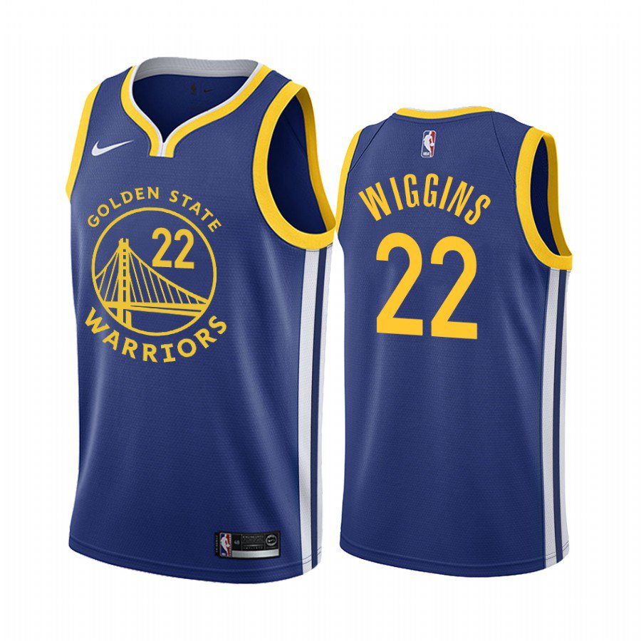 Men & Youth Andrew Wiggins warriors 22 icon jersey blue