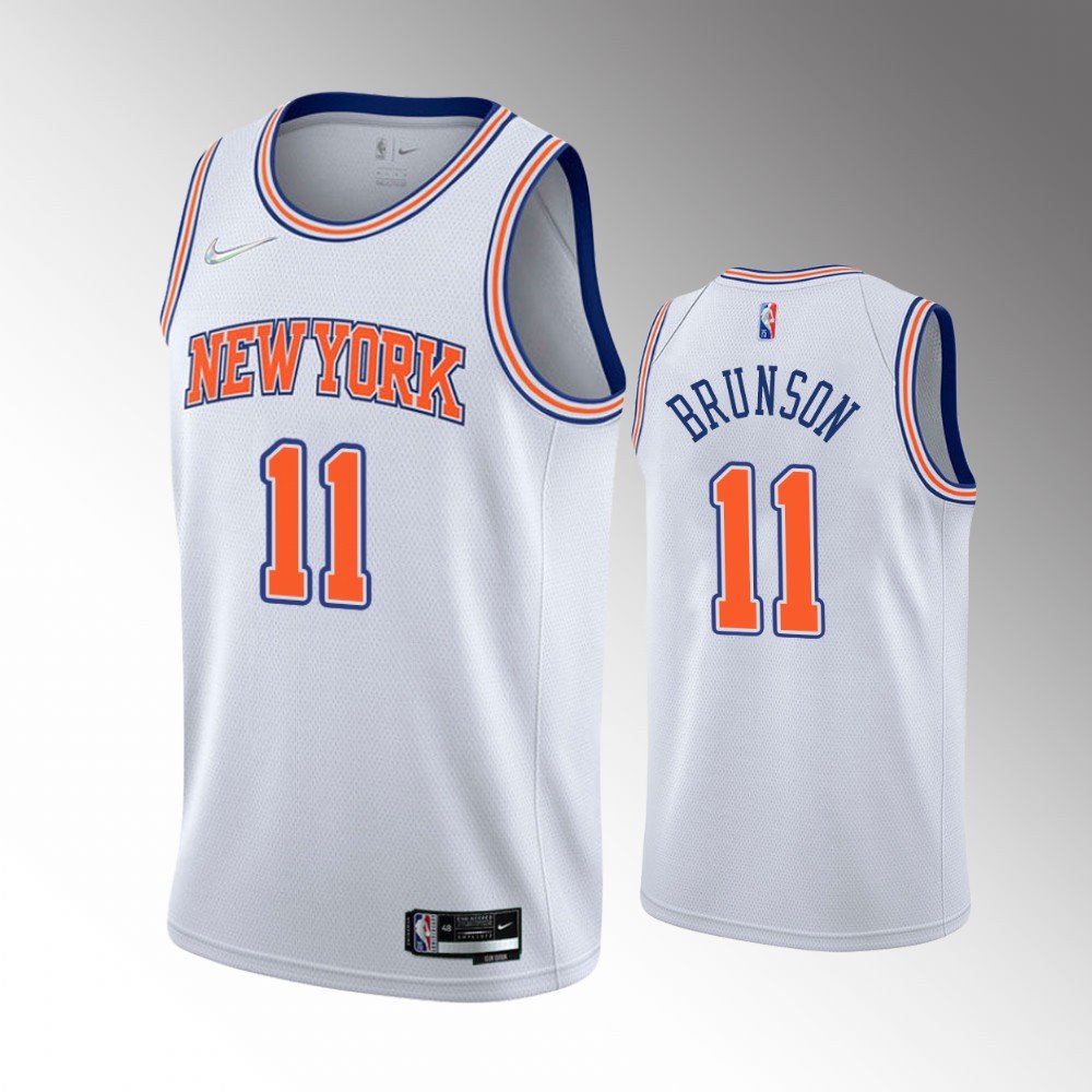 Men & Youth jalen brunson knicks 11 jersey white
