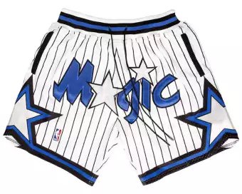 Men's Magic zipper pockets shorts  pants white