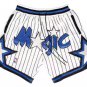 Men's Magic zipper pockets shorts pants white
