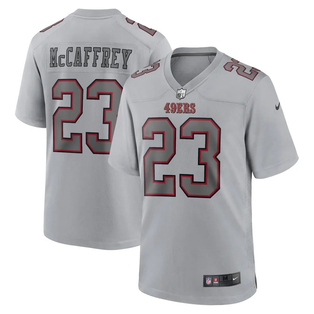 Men & Youth Christian McCaffrey 49ers 23  jersey  gray