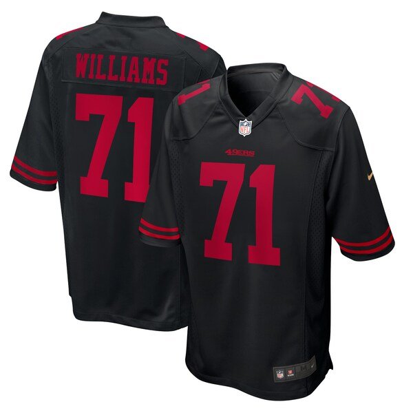 Men & Youth trent williams 49ers 71 game jersey black