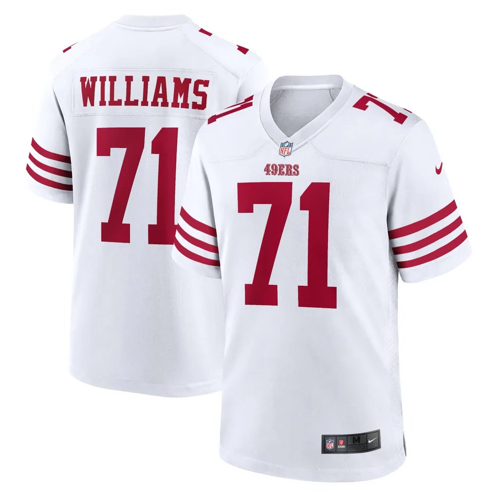 Men & Youth trent williams 49ers 71 game jersey white