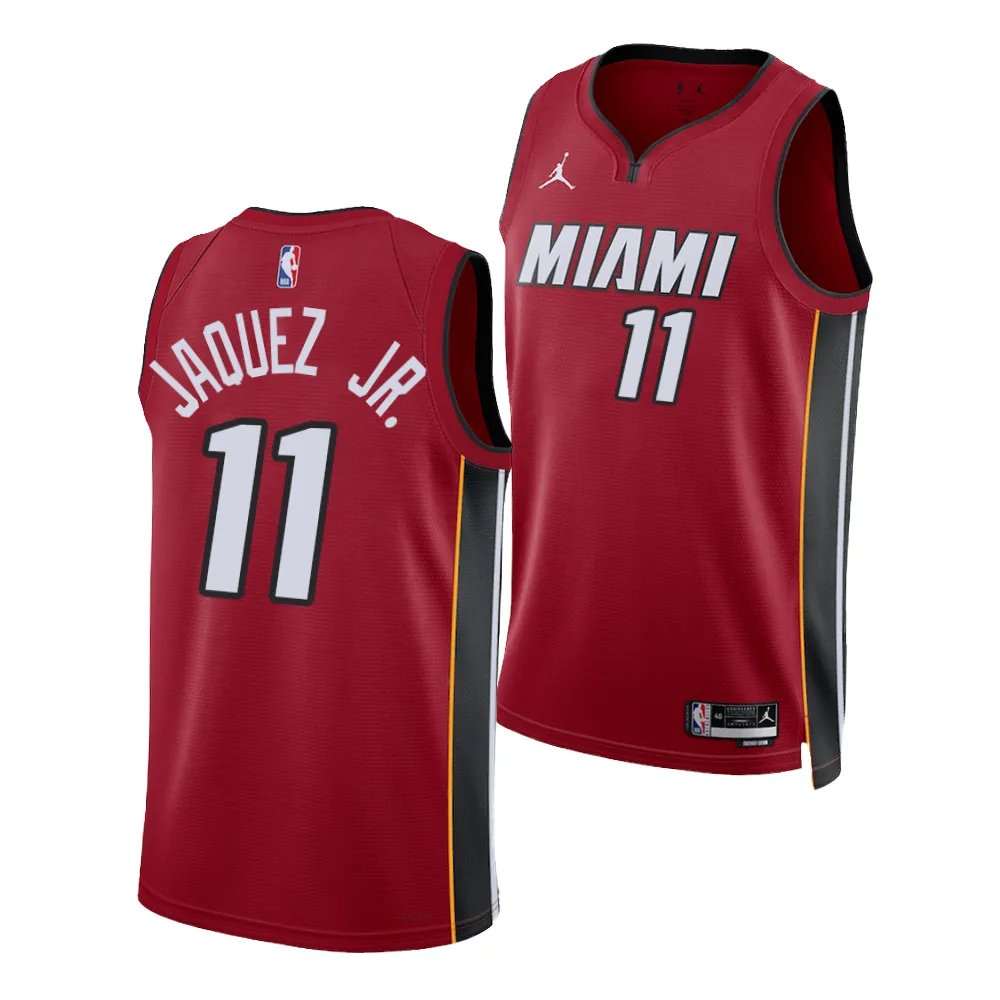 Men & Youth Jaime Jaquez Jr Heat 11 Icon Jersey Red