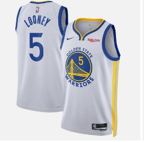 Men & Youth kevon looney  warrior 5  jersey white