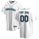 Men & Youth Custom personalized  name number Mariners jersey white