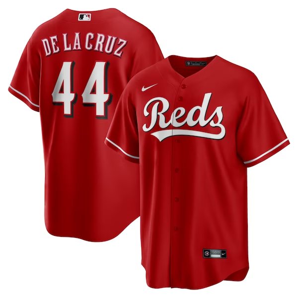 Men & Youth elly de la cruz reds 44  baseball jersey red