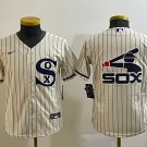 Men & Youth white sox  team logo  baseball jersey