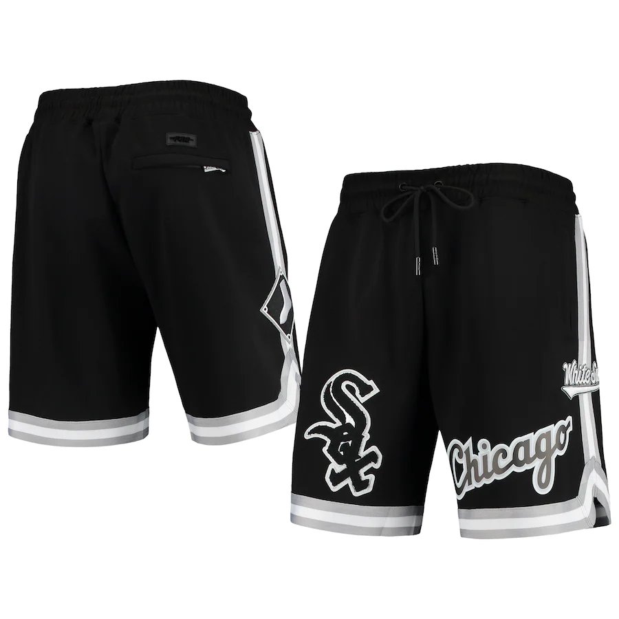 Men's  white sox  team shorts   black