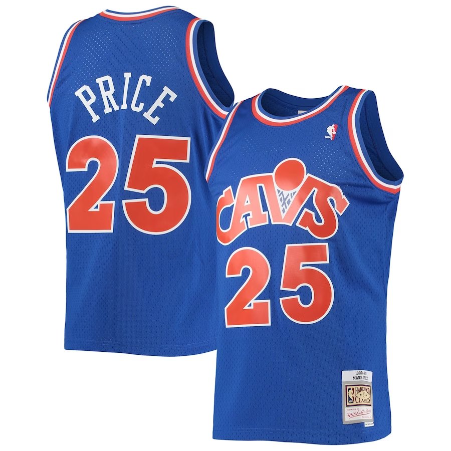 Men & Youth mark price cavs 25 throwback  Jersey blue