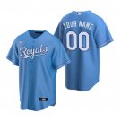 Men & Youth Custom personalized  name number royals baseball jersey light blue