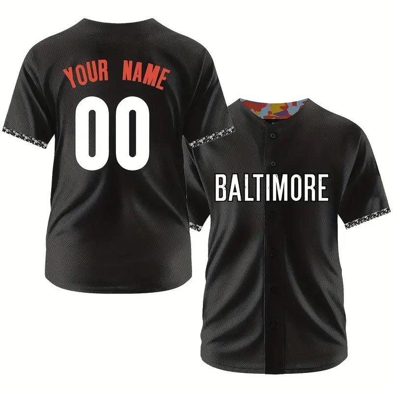 Men / Youth /  women Custom personalized  name number orioles jersey city connect