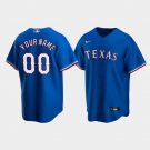 Men & Youth Custom personalized  name number rangers baseball jersey blue