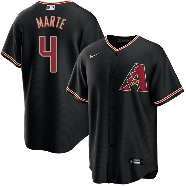 Men & Youth ketel marte dbacks 4  Baseball   jersey black