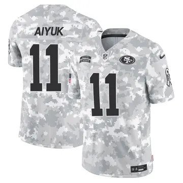 Men & Youth 49ers 11 Brandon Aiyuk  Salute To Service  Jersey new uniform