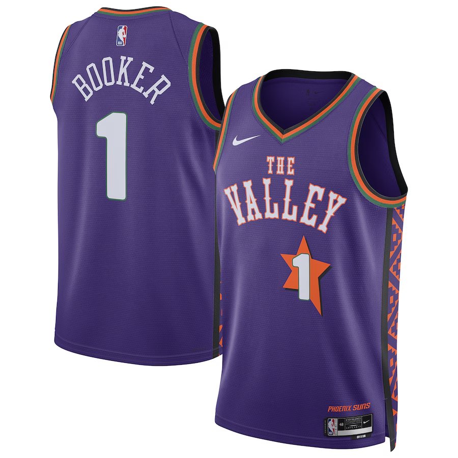 Men & Youth  Devin Booker  Suns 1 city jersey 2025  new