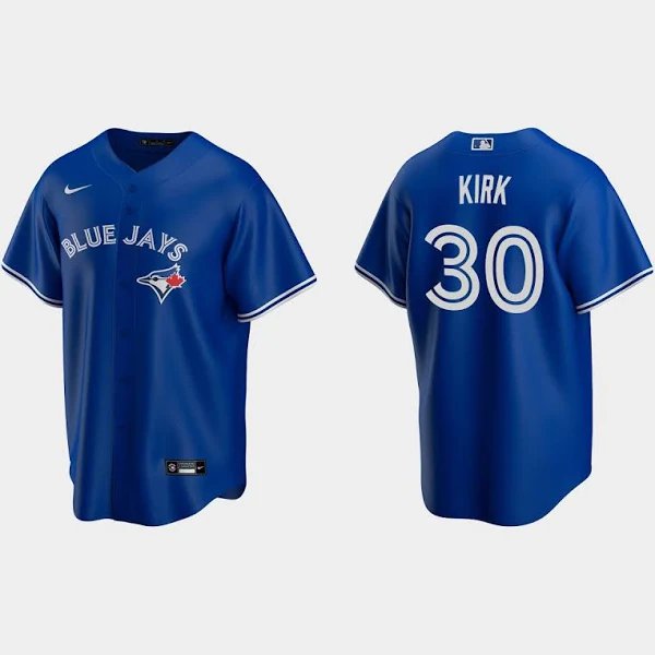 Men & Youth blue jays 30 alejandro kirk  baseball jersey