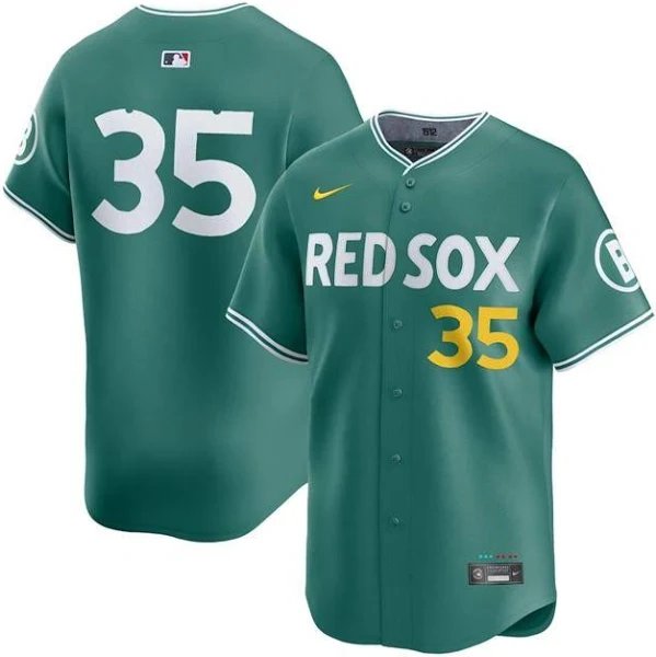 Men & Youth garrett crochet  red sox  35  city connect jersey   green