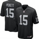 Men & Youth kenny pickett  raiders  15 football  jersey black