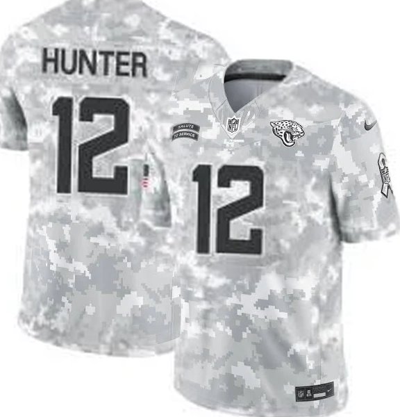 Men & Youth travis hunter jersey Jaguars 12 salute to service   Jersey arctic camo