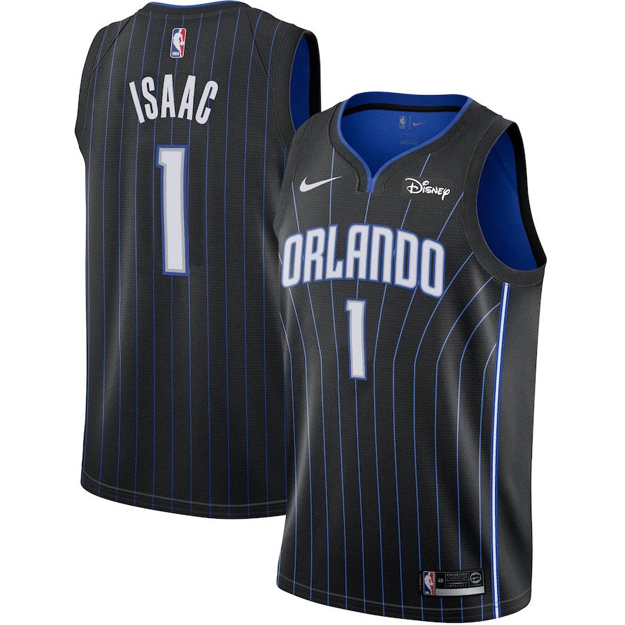 Men & Youth Jonathan Isaac  Magic 1 statement jersey black
