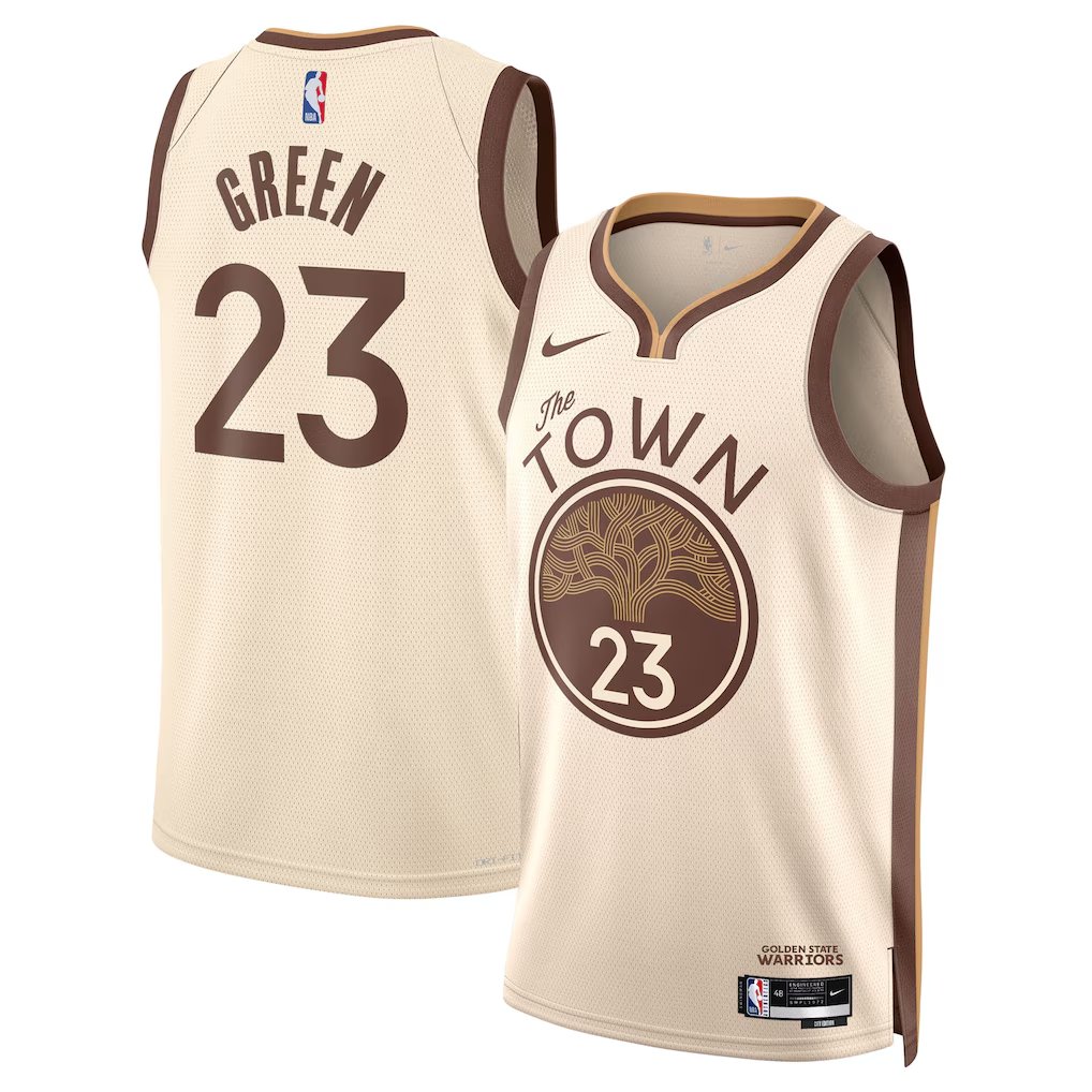 Men & Youth Warriors #23 Draymond Green  City Jersey 2026 new