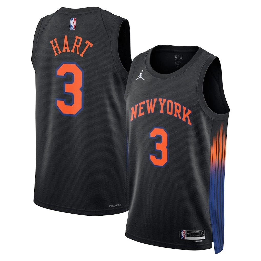 Men & Youth josh hart knicks  3  statement Jersey blue