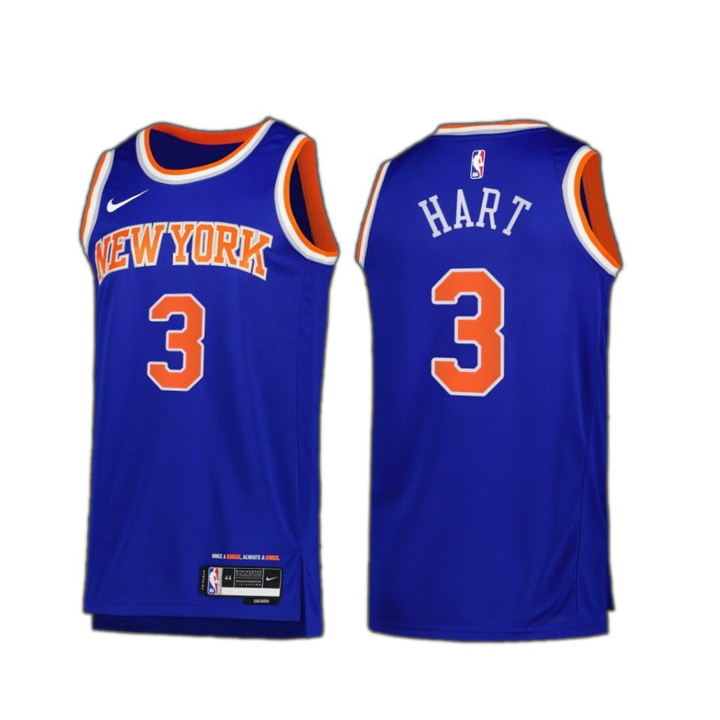 Men & Youth josh hart knicks  3 Jersey blue