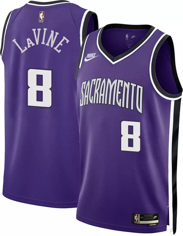 Men & Youth  Kings 8 Zach LaVine  hwc Jersey