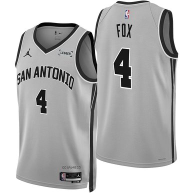 Men & Youth Spurs 4 De'Aaron Fox statement Jersey