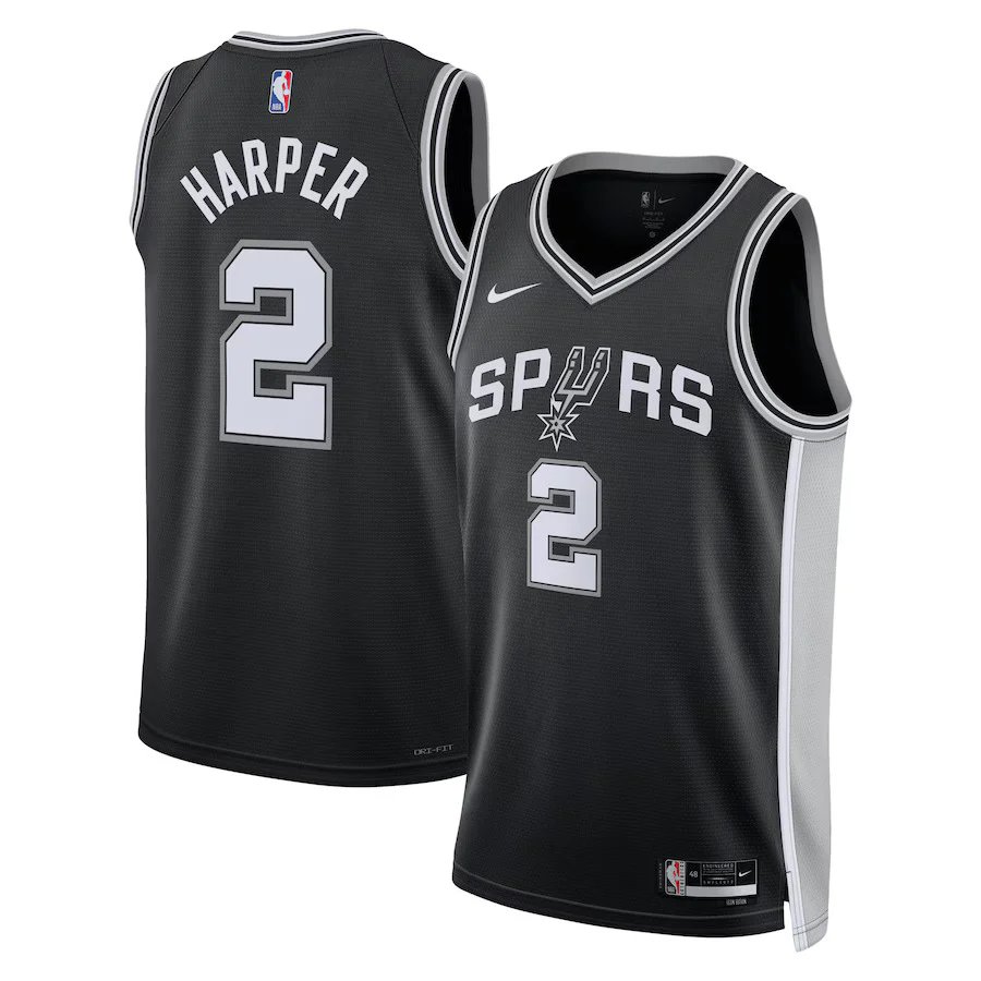 Men & Youth dylan harper spurs 2  icon Jersey black