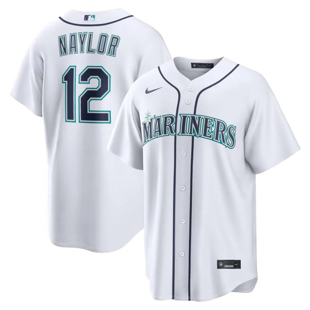 Men & Youth josh naylor Mariners 12 baseball jersey white